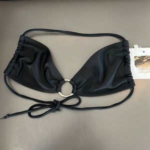 Adika black bikini top. Size XS